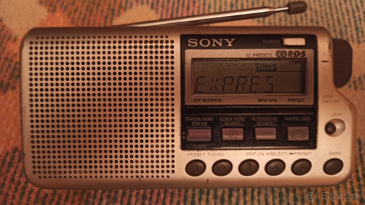 Radio sony icf-m33 rds