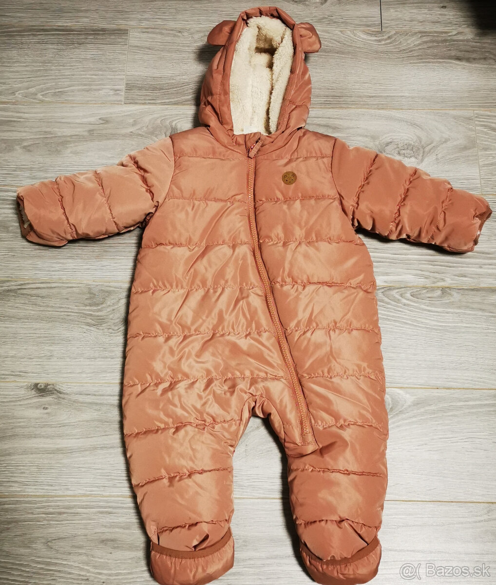 H&M Detský zimný overal veľkosť 74