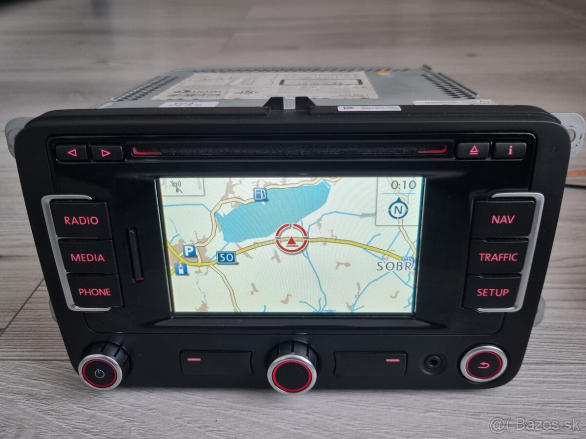 RNS 315 verzia s Bluetooth DAB Kamera 2012 Seat 5P0035191J