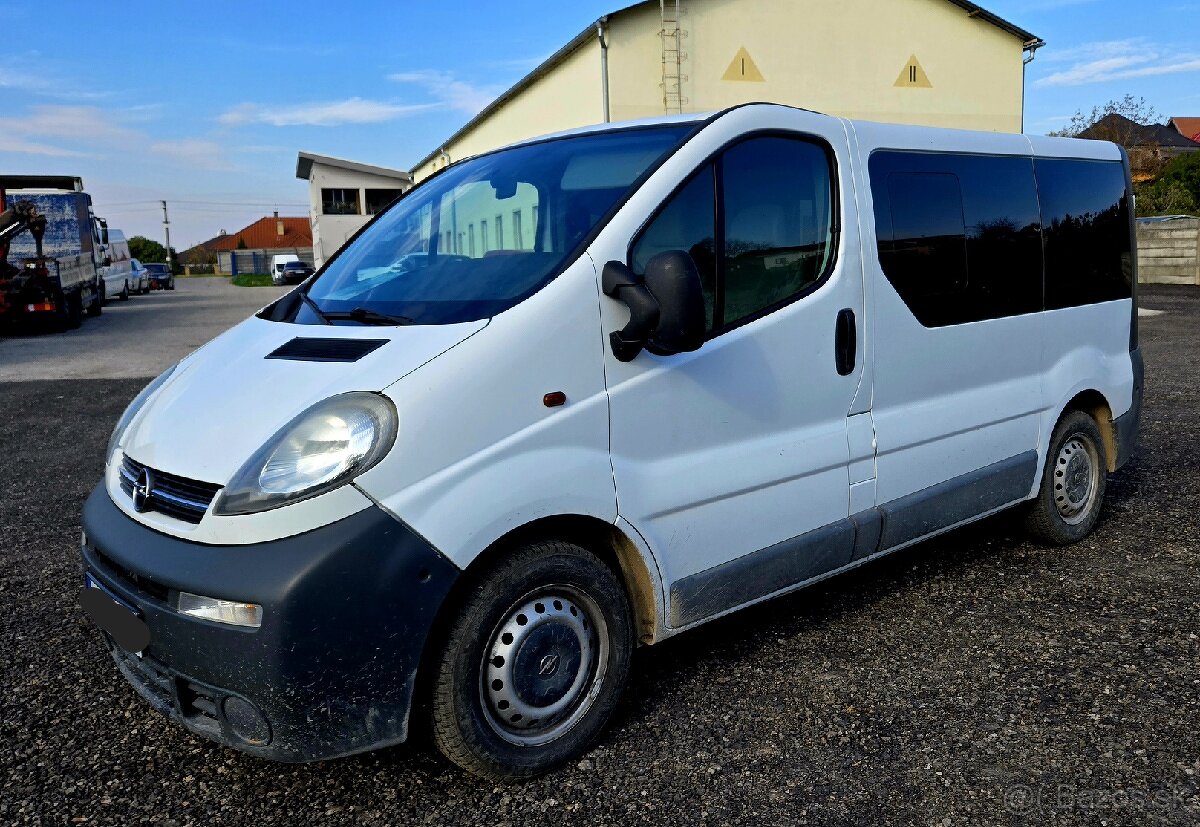 OPEL VIVARO 6-MIESTNE - PREDAJ AJ NA SPLÁTKY
