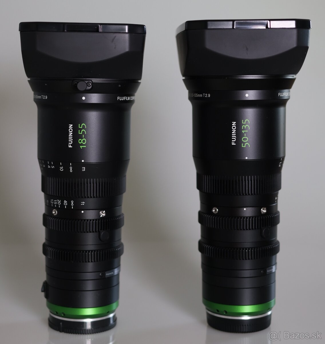 Fujinon MK 18-55mm T2.9 a 50-135mm T2.9