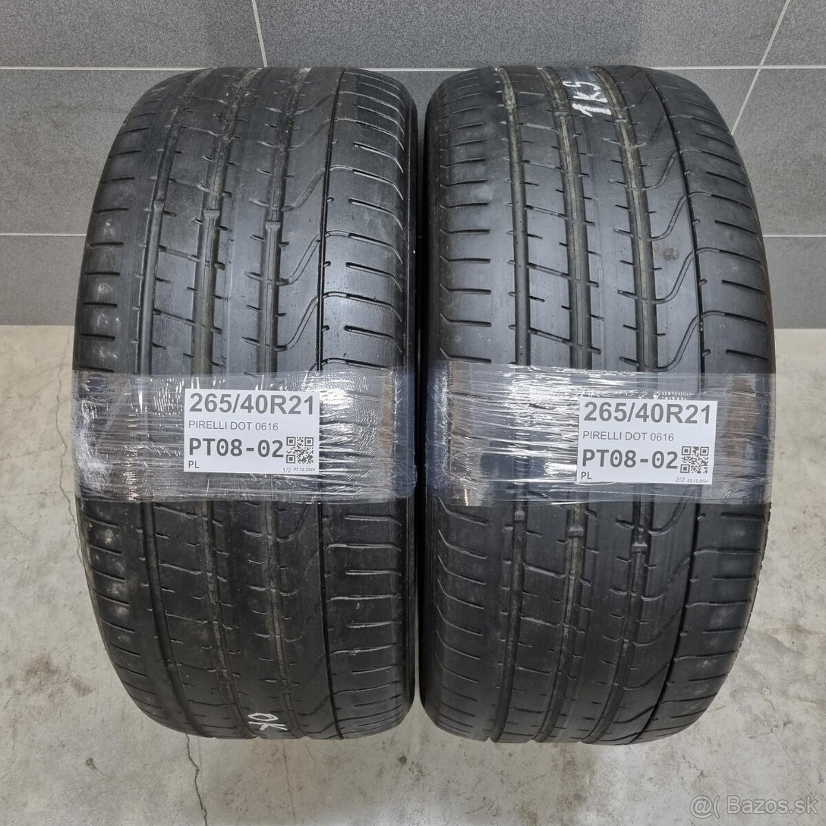 Letné pneumatiky 265/40 R21 PIRELLI DOT0616