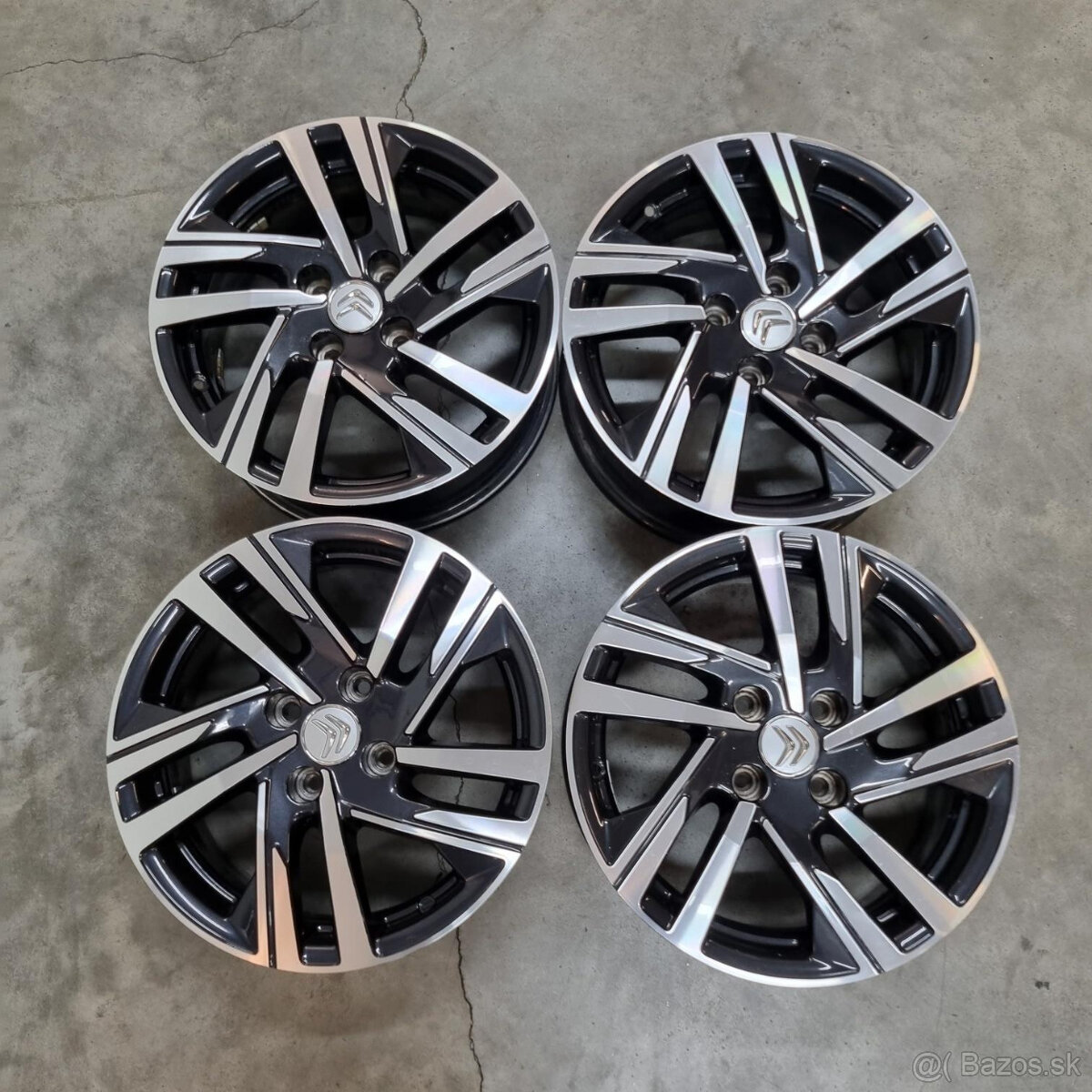 Hliníkové PEUGEOT disky 4x108 R16 6,5J ET38