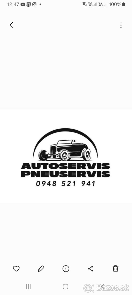 Autoservis pneuservis