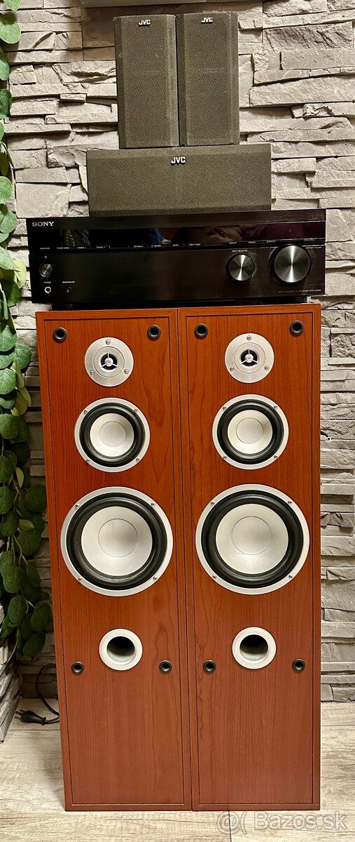 Sony STR-DH590 725 Watt (AV receiver 5.2) + 5x drevené repro