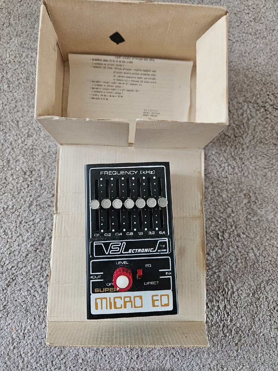 Velorex VELectronic Micro EQ - možná výmena