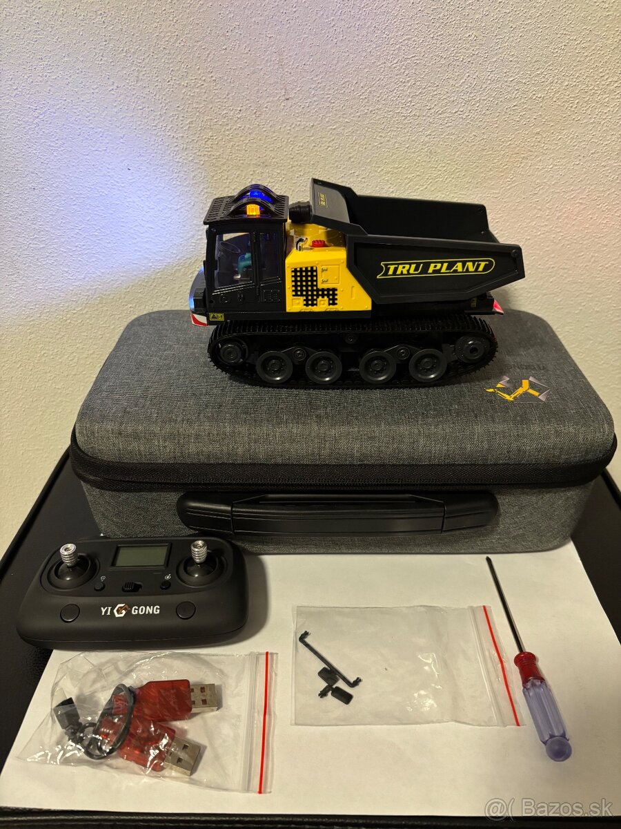 RC pásový dumper T14R Panther - 1:50 (RC pásový sklápač)