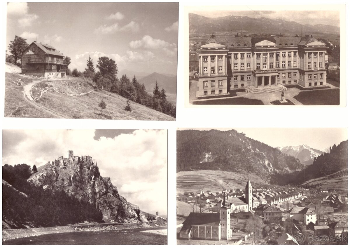 Pohľadnice ČB Slovensko mix