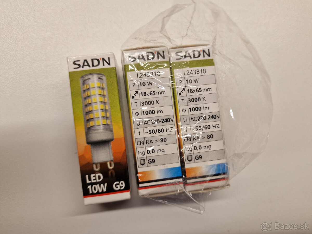 LED ziarovky G9 10W