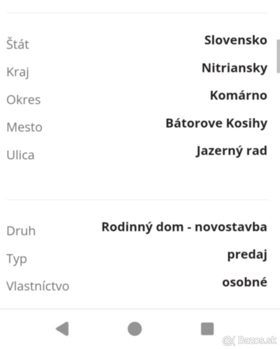 Predám novÿ rodinny dom