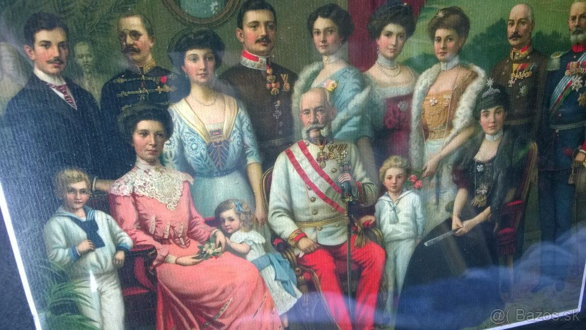 František Jozef I. s rodinou