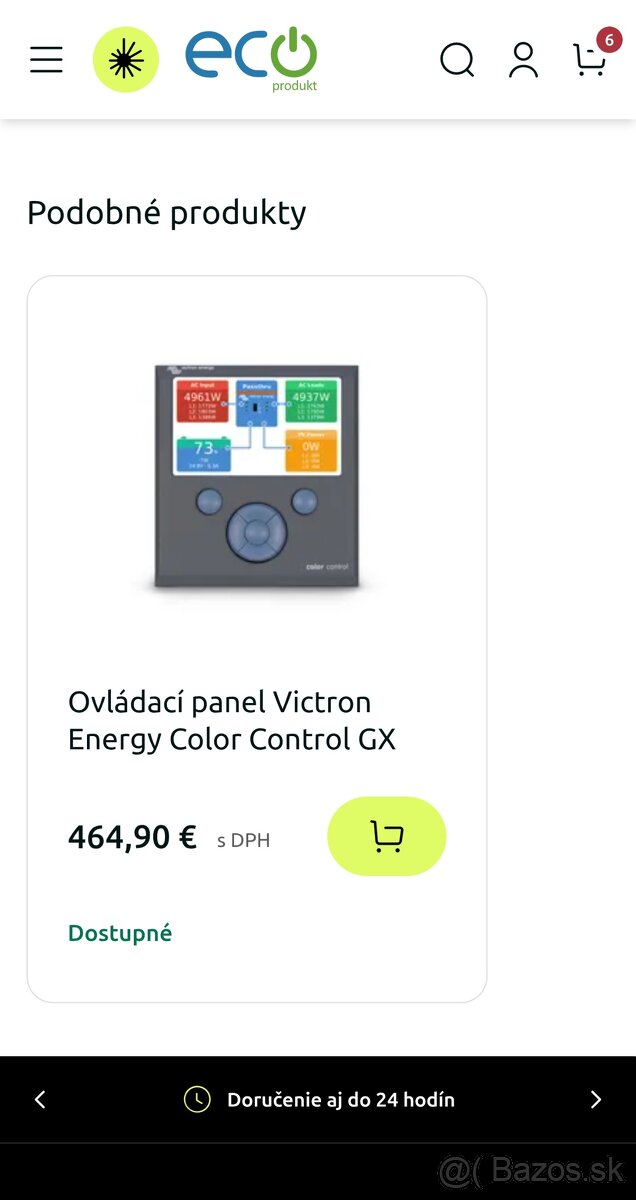 Victron displej