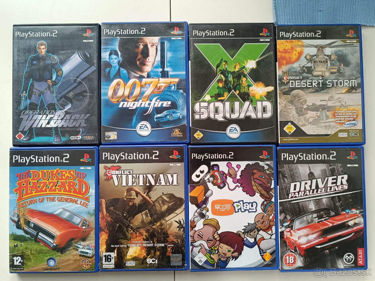 Predám hry na PS2