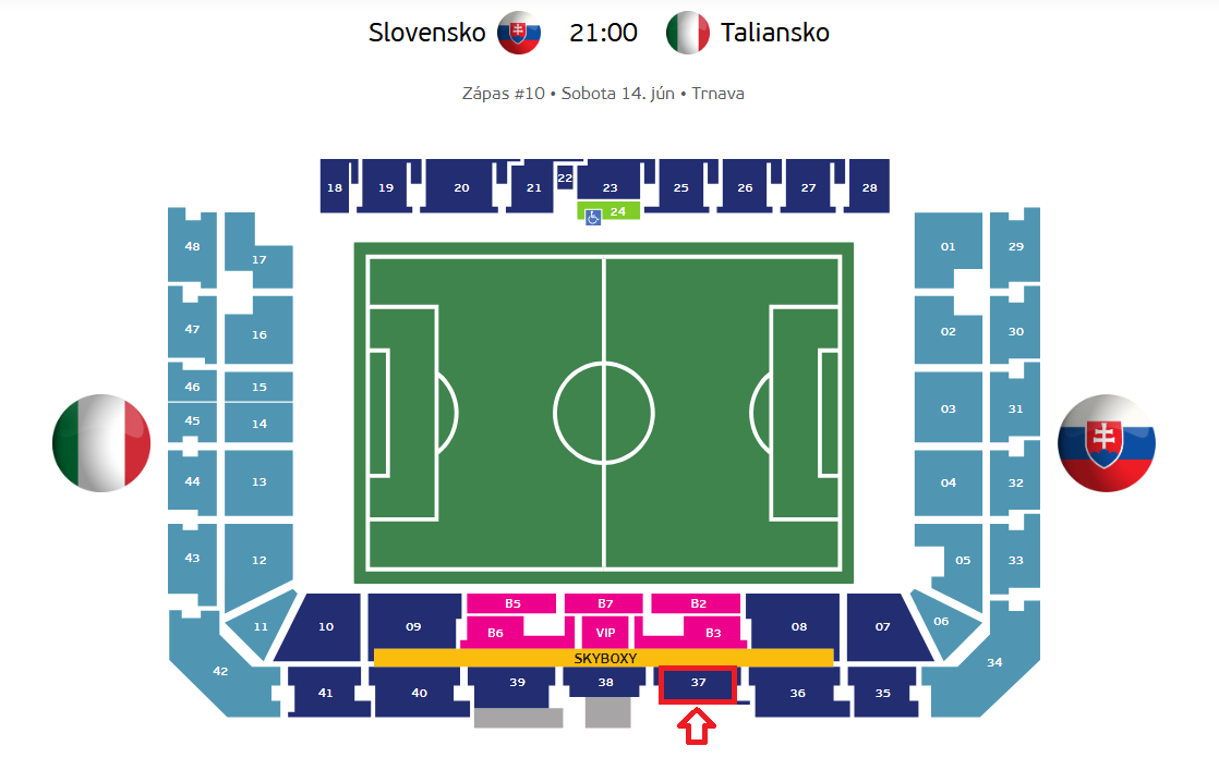 ME U21 - Slovensko - Taliansko
