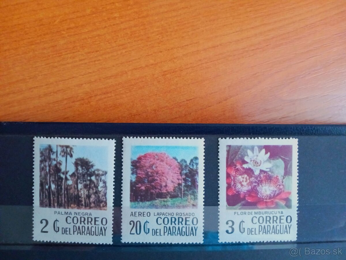 Poštové známky č.911 - Paraguaj - flora