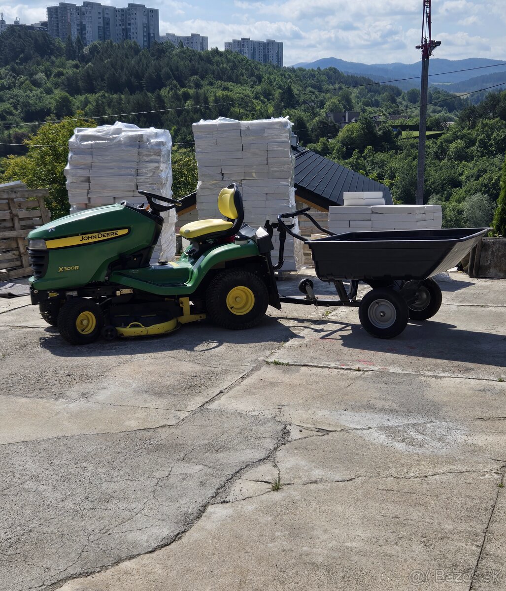 John deere X300R dvojvalec