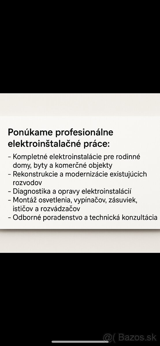 Elektrikarské práce