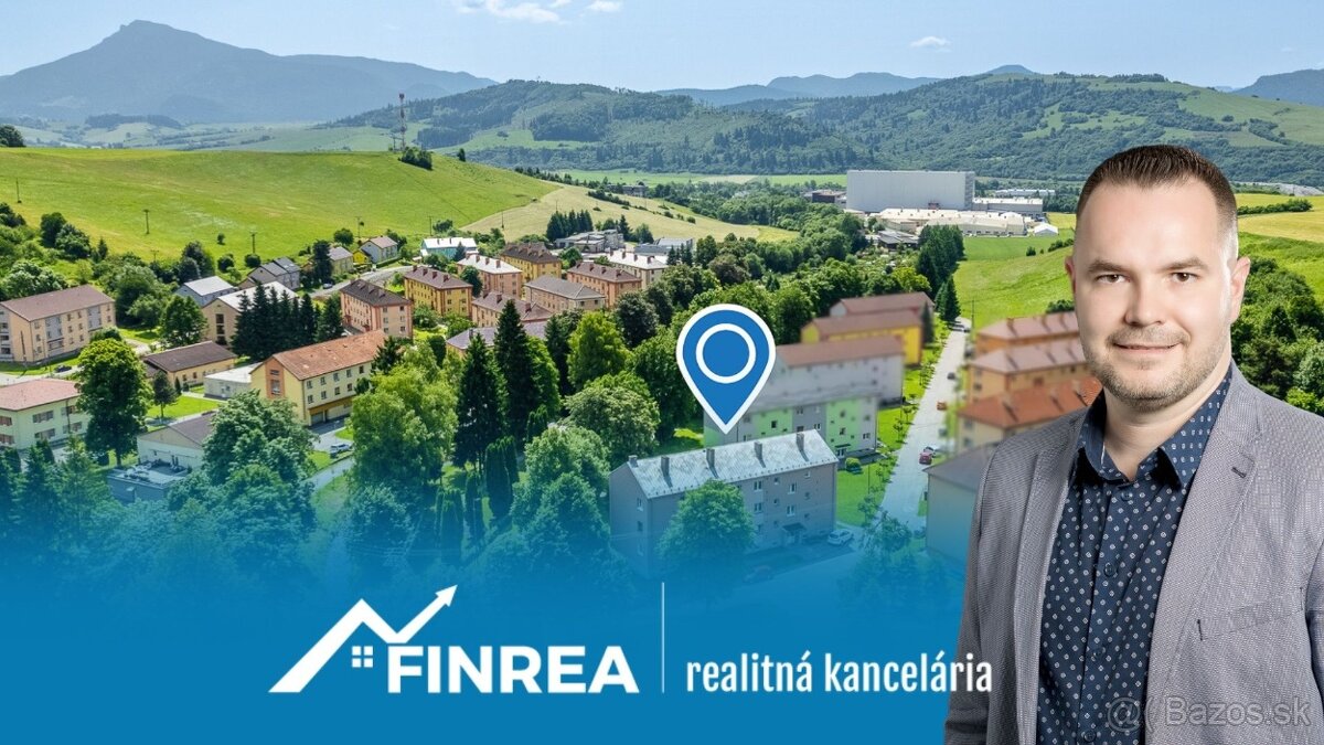 FINREA│Zrekonštruovaný 2-izbový byt v Istebnom