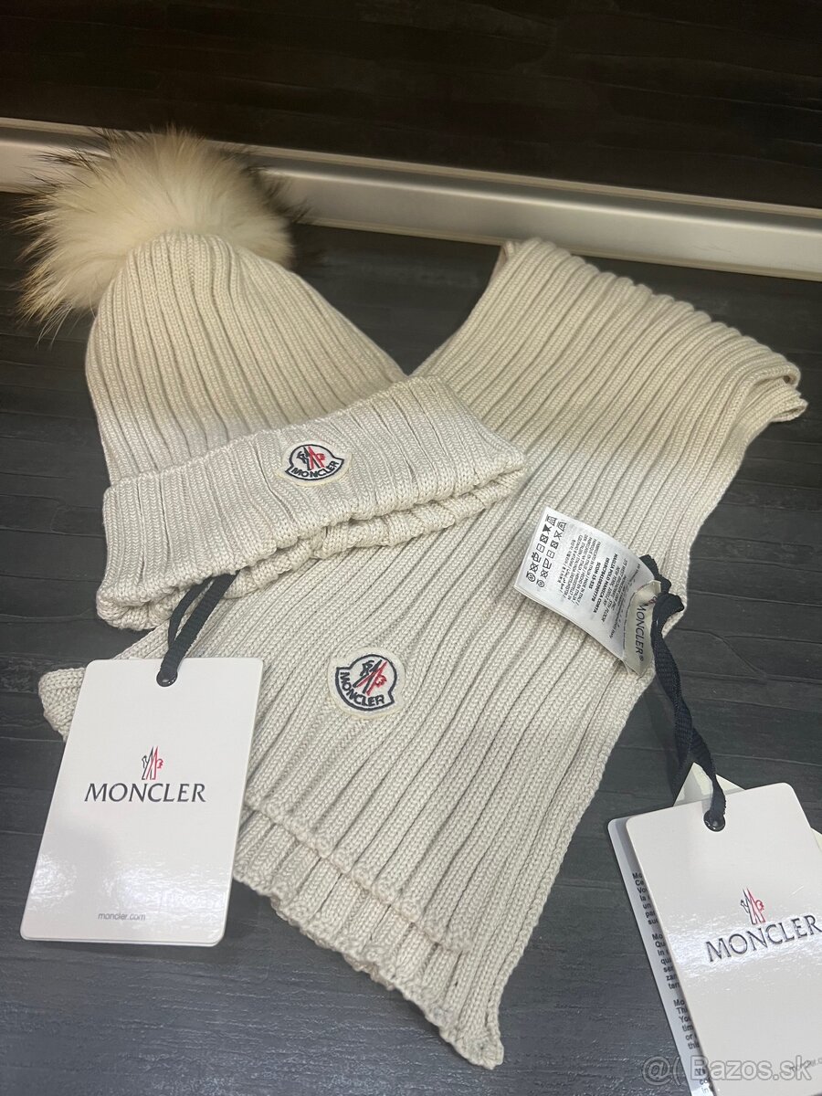 Moncler čiapka a šál