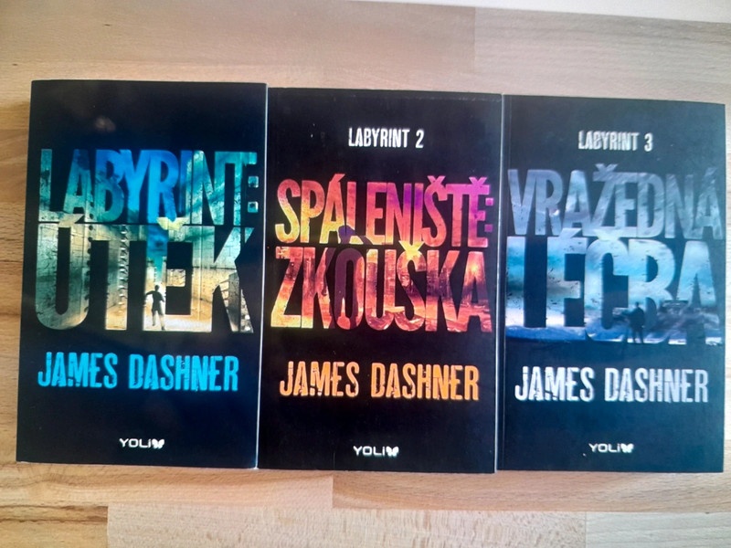 Prvé 3 diely série labyrint James Dashner