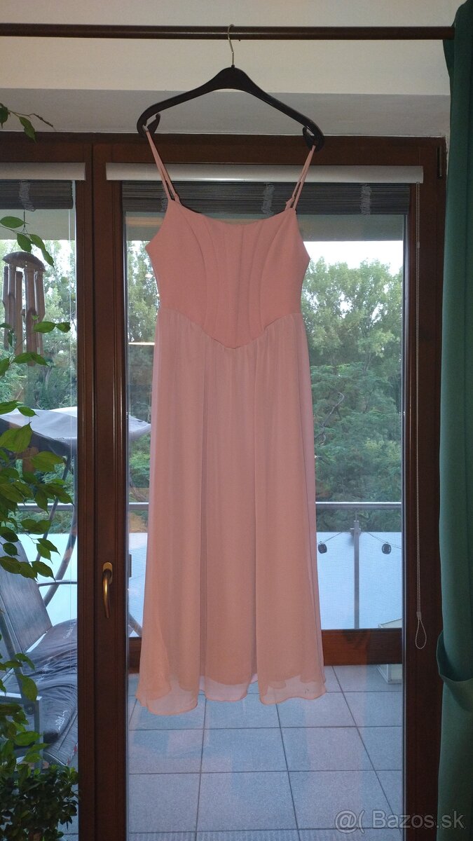 NOVÉ spoločenské šaty na ramienka - 40/M