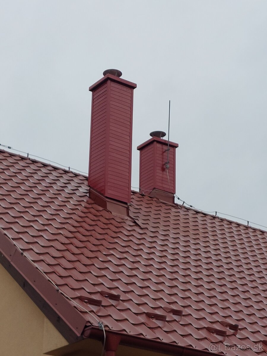 Frézovanie a  vložkovanie komínov