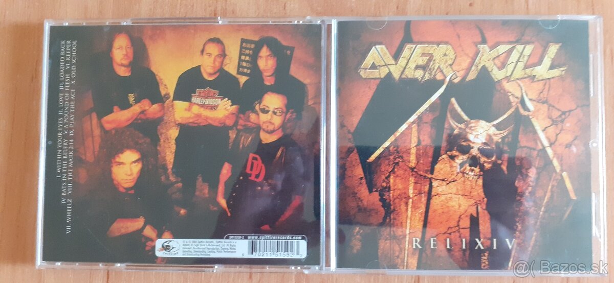 metal CD - OVERKILL - RELIXIV