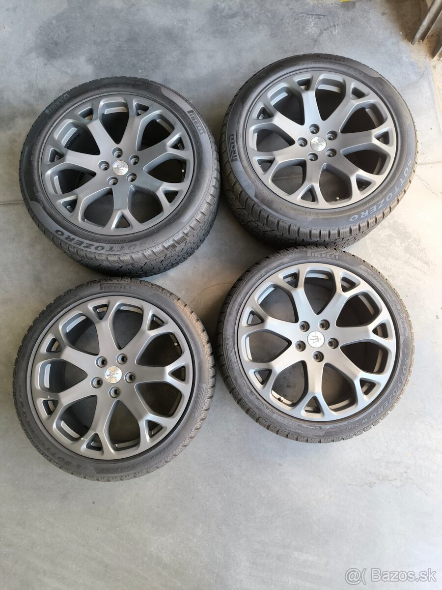 Maserati disky 19" + Pirelli Sottozero — zimný komplet