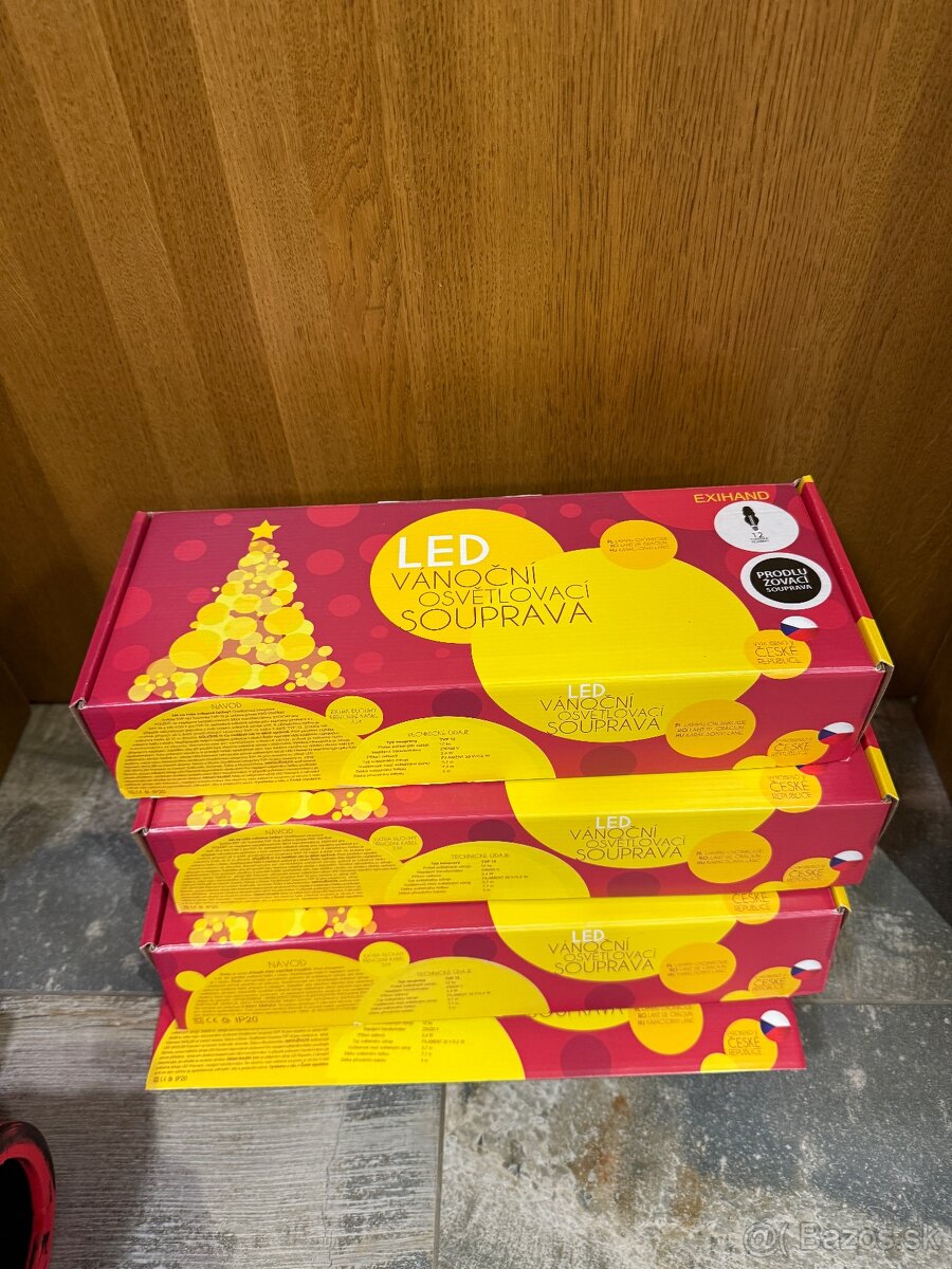 Vianočná svetelná reťaz exihand snehuliak