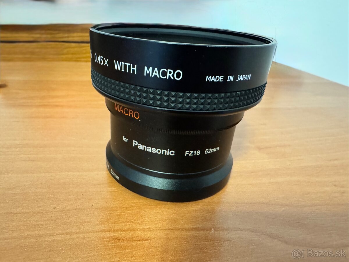 Panasonic širokouhlá predsádka s makrom