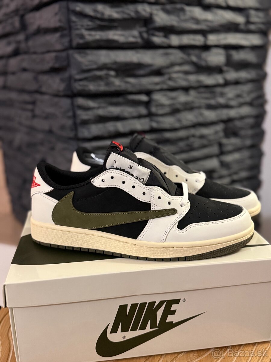 Jordan 1 Low Travis Scott Olive