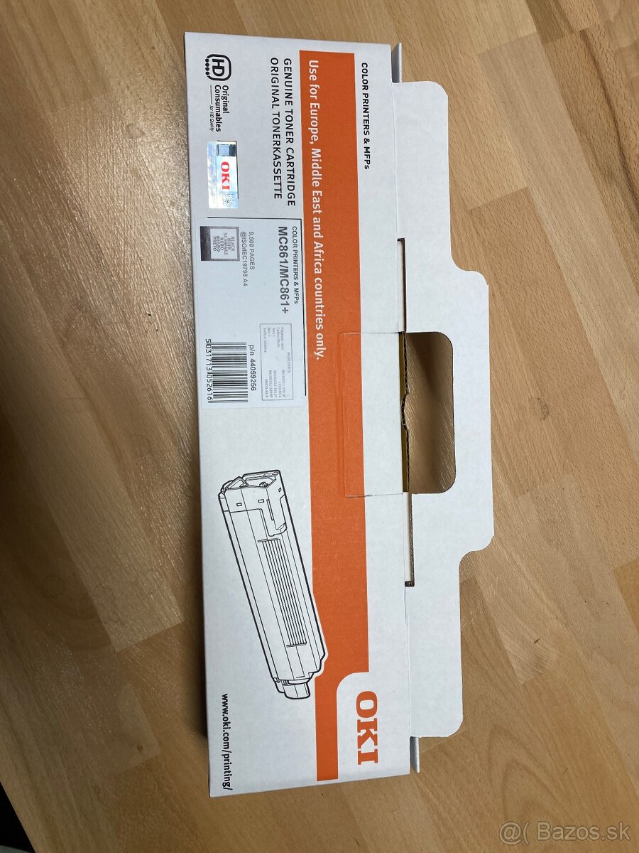 Oki MC861 (44059256), originálny toner, čierny