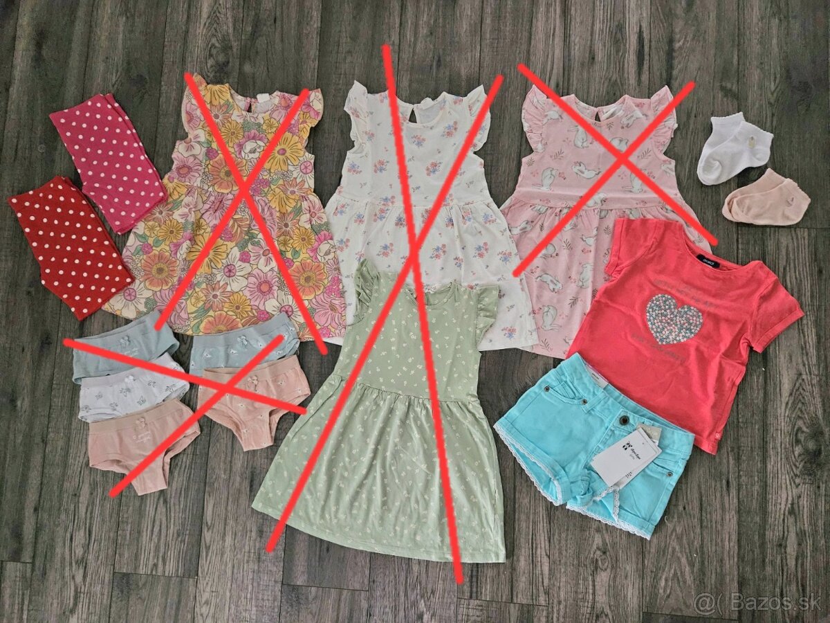Balík letných vecí pre dievčatko 98