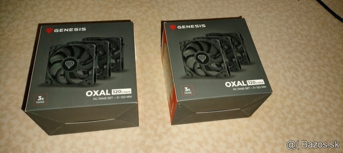 Genesis Oxal 120 3-pack - 3-pin konektor