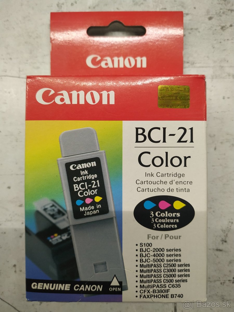 Canon BCI-21 Color - originál, novy