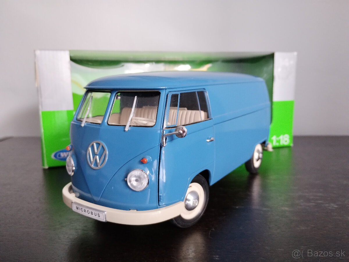 zberateľský model auta VW Transporter T1 1:18 1/18