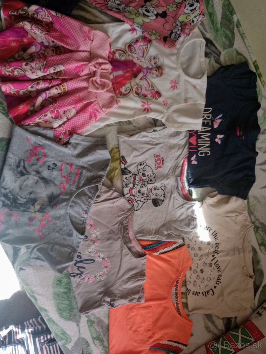 balík 98, 98/104 104 tričká mikiny vesty legíny šaty sukne