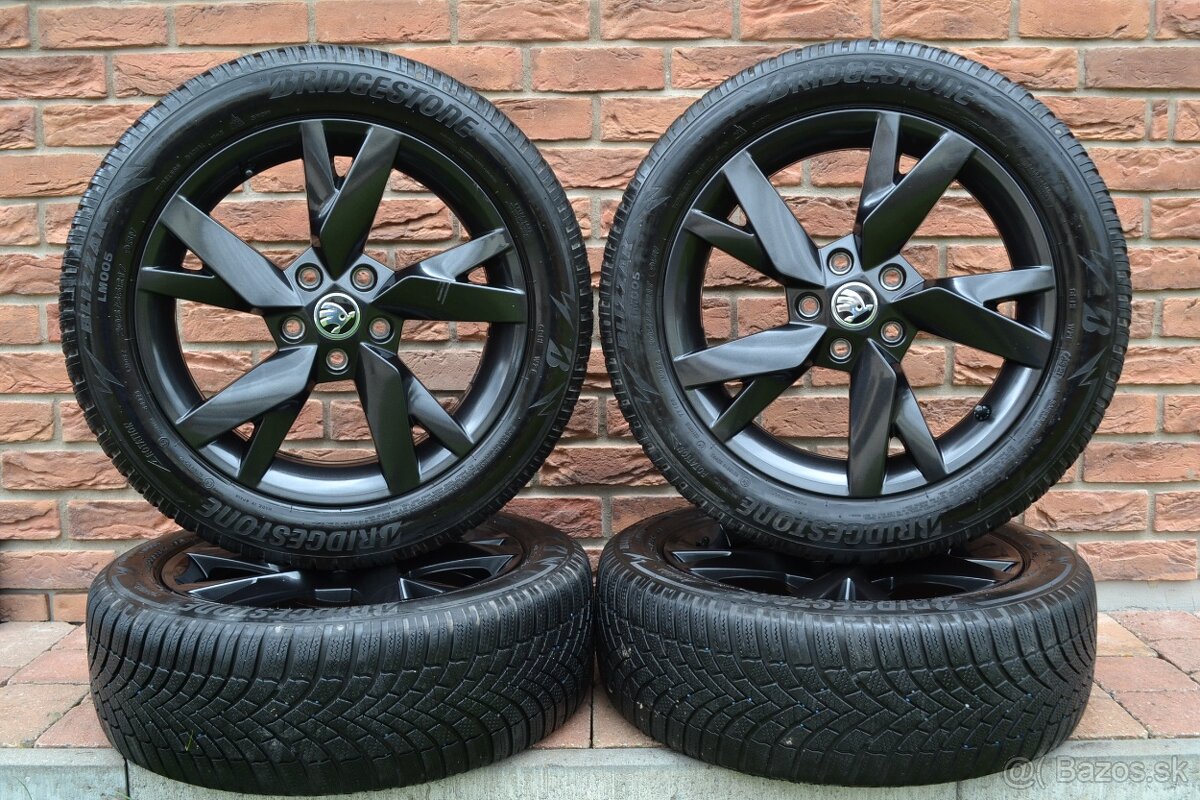 5x112 R17 Zimna sada Org. Skoda Octavia 4 + 205/55 R17