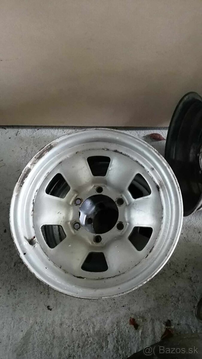 Plechové disky Toyota 6x139,7 R15 7J