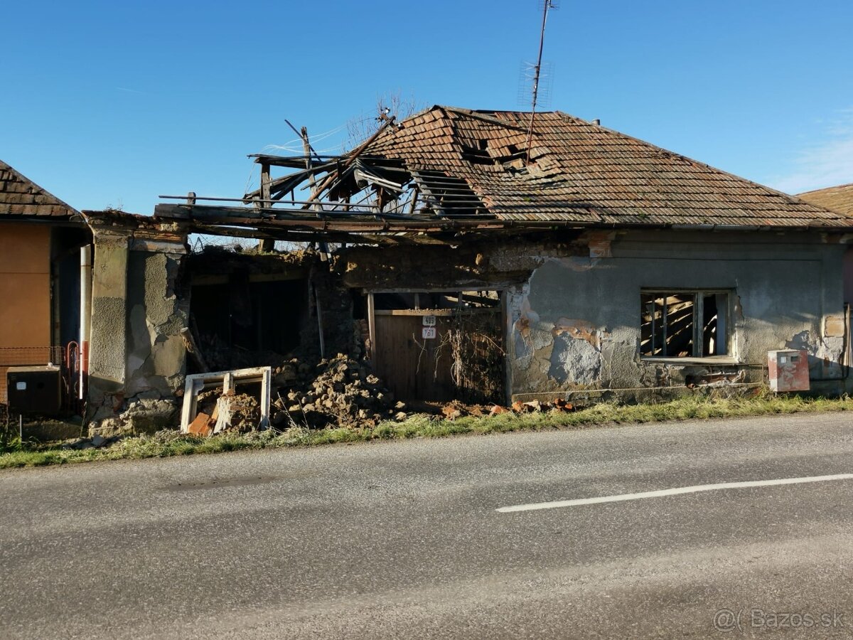 Ponukam tehly a drevo s Rodinneho domu Tekovske Luzany
