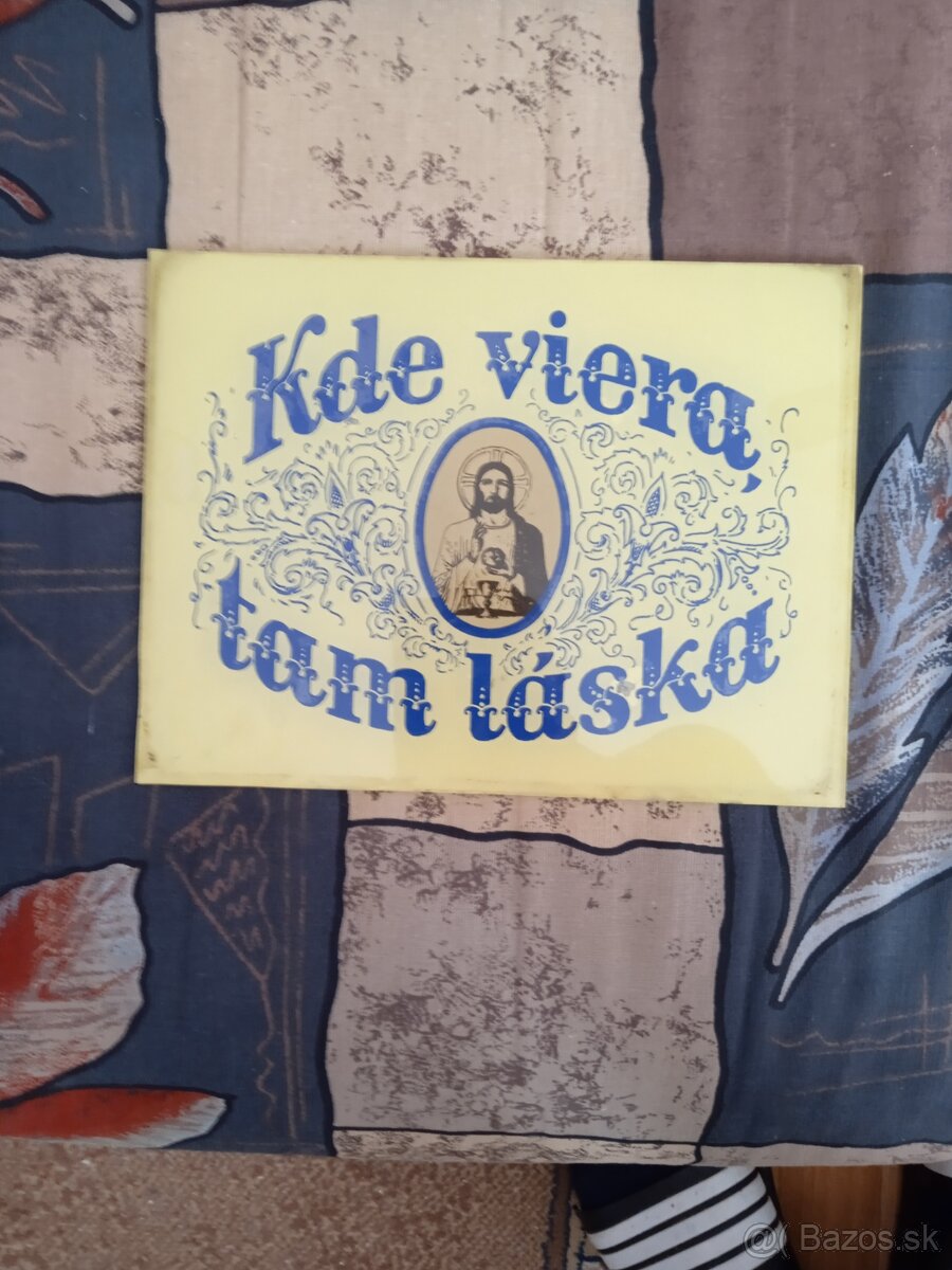 Stará malba na skle