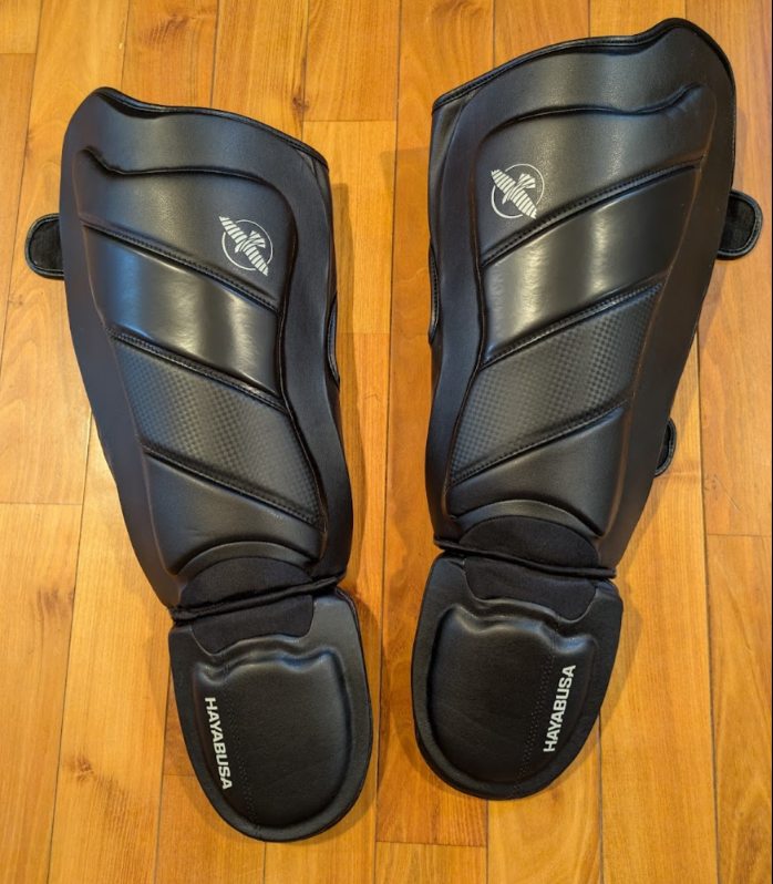 Chrániče holení a chodidiel Hayabusa T3 Striking čierne XL