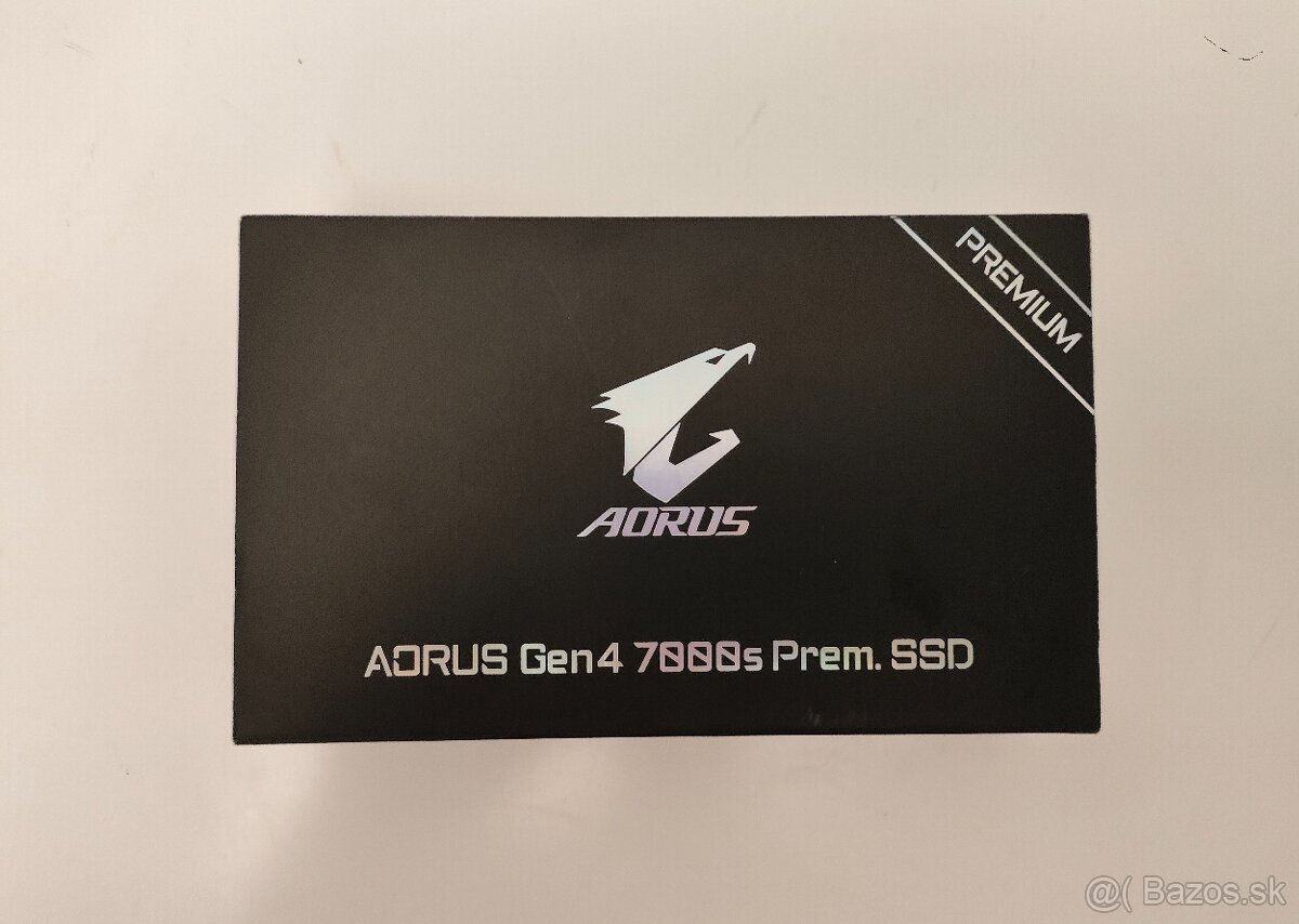 NOVY GIGABYTE Aorus gen4 7000s PREM ssd 2tb