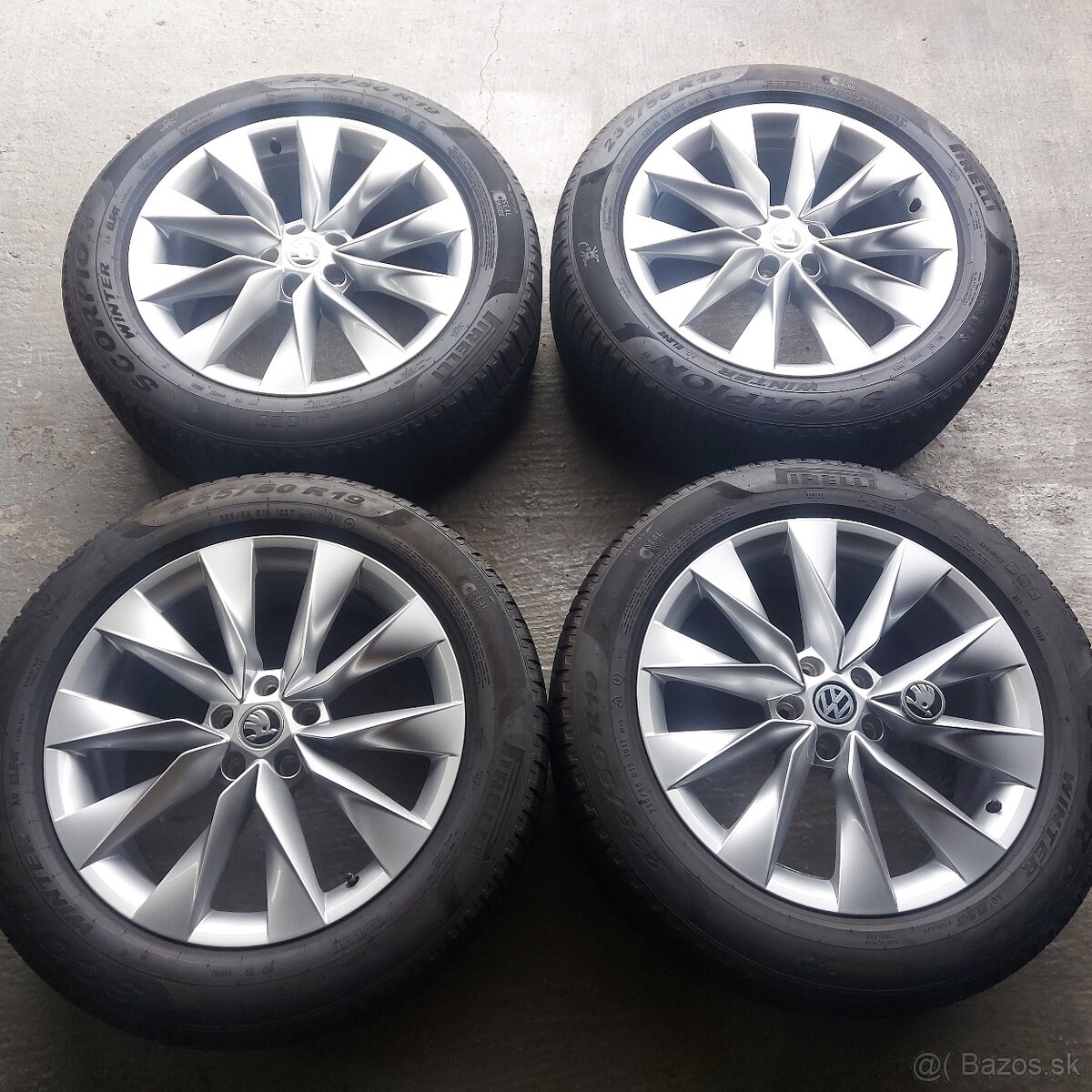 Zimná sada elektrónov originál Škoda Enyaq R19 5x112