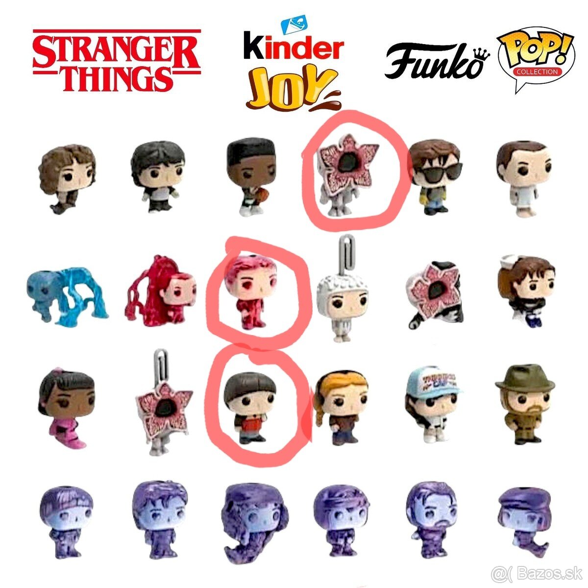 Kupim alebo vymenim Kinder Joy Stranger Things