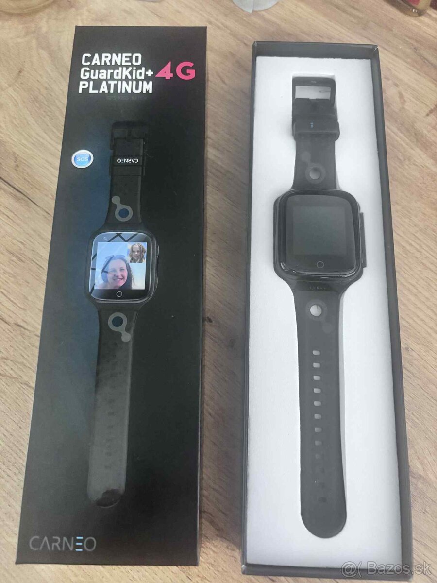 Carneo GuardKid+ 4G Platinum – detské smart hodinky s GPS