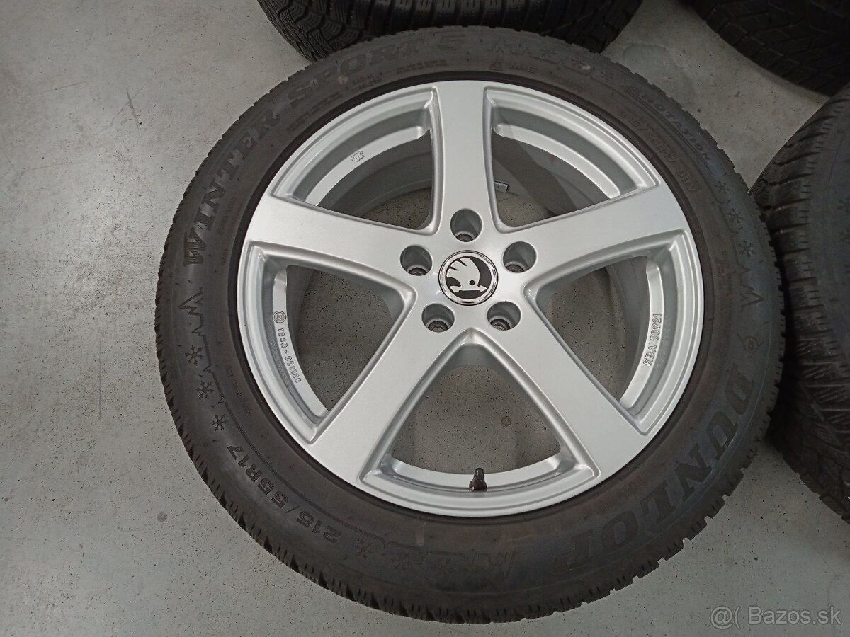 Zimne ALU 5x112 R17 7J ET40 ALUTEC SKODA SUPERB 3