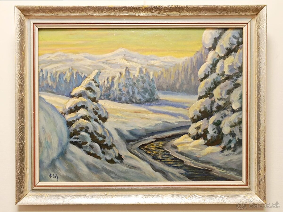 Obraz Adrian Sitta, Tatry, olej plátno 40x50