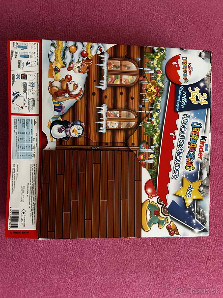 Kinder- dioráma, adventný kalendár