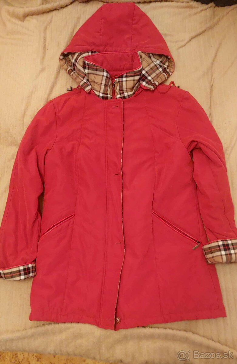 Dámska Červená zimná bunda